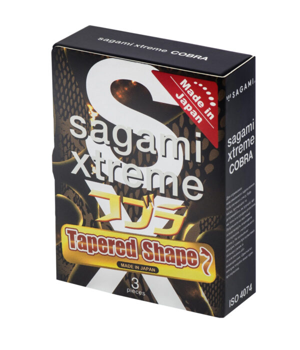 Презервативи Sagami Xtreme Tapered Shape (Cobra) 3шт