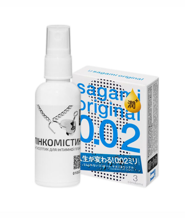 Акционное предложение! Линкомистин с ионами серебра и Sagami Original Extra Lub 3 шт.